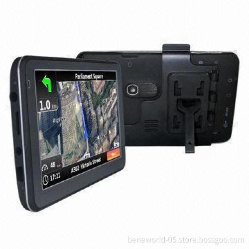 5-inch GPS Car Navigation Systems with DVR Function, 468MHz Frequency, RoHS Directive-compliant